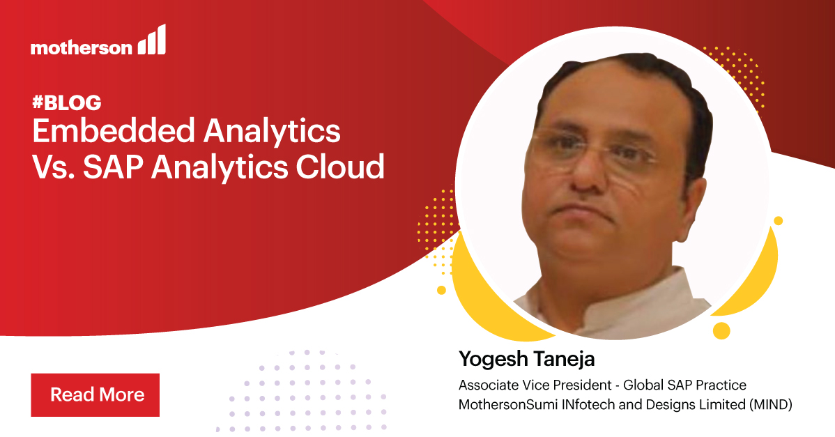 Embedded Analytics Vs. SAP Analytics Cloud - Motherson Technology Services